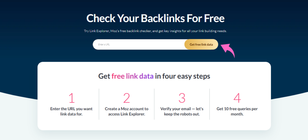 Moz Backlink Checker