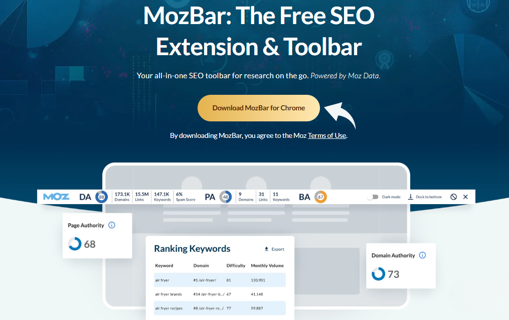Moz Extension & Toolbar