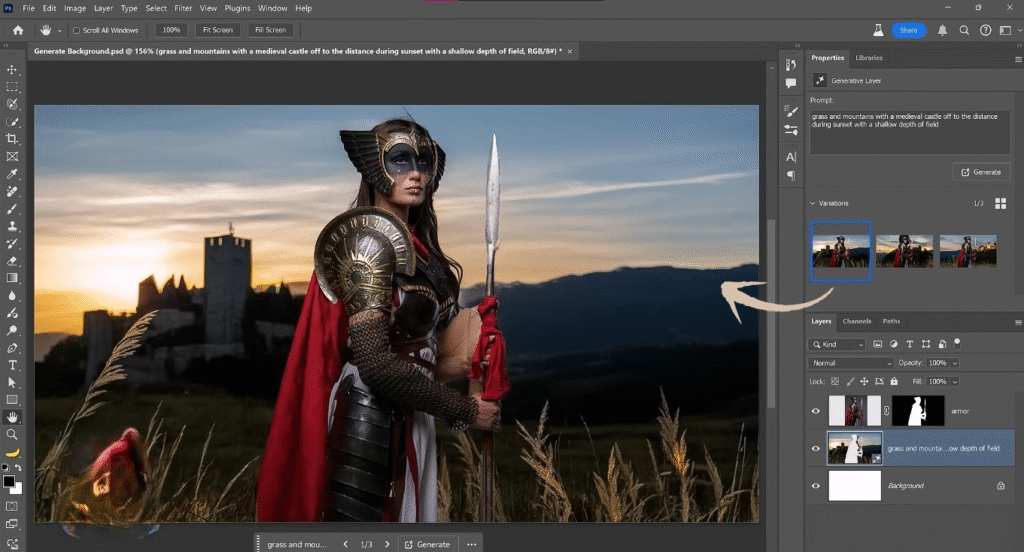 Photoshop Realistic Background Generator