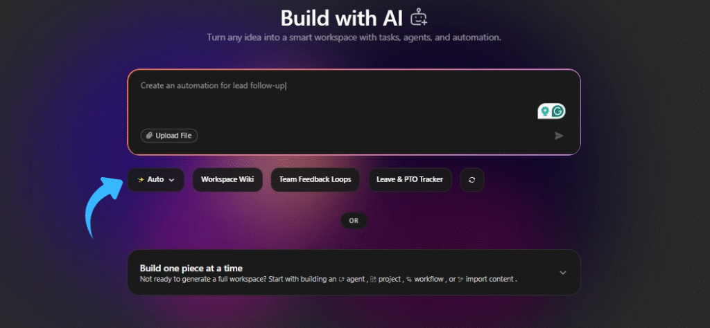 Taskade Custom Workspace Generator