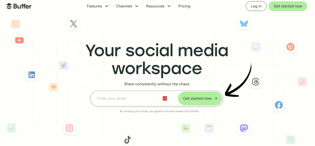 buffer homepage
