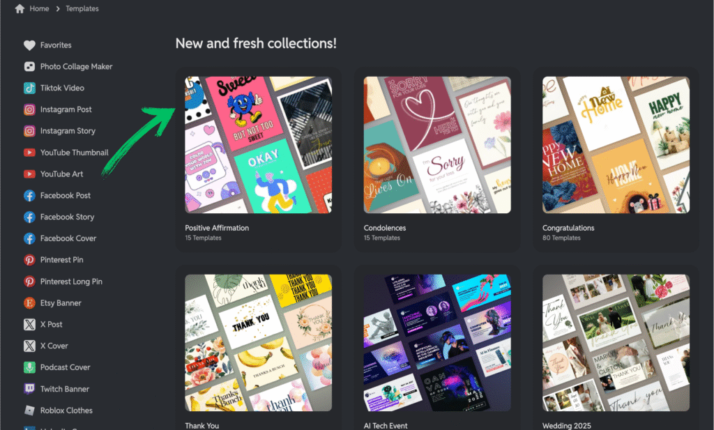 pixlr design templates