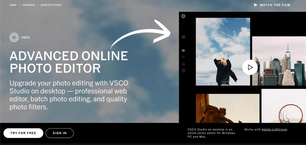 vsco desktop studio