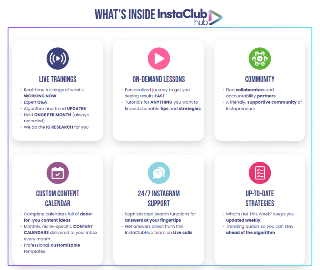 instaclubhub top benefits