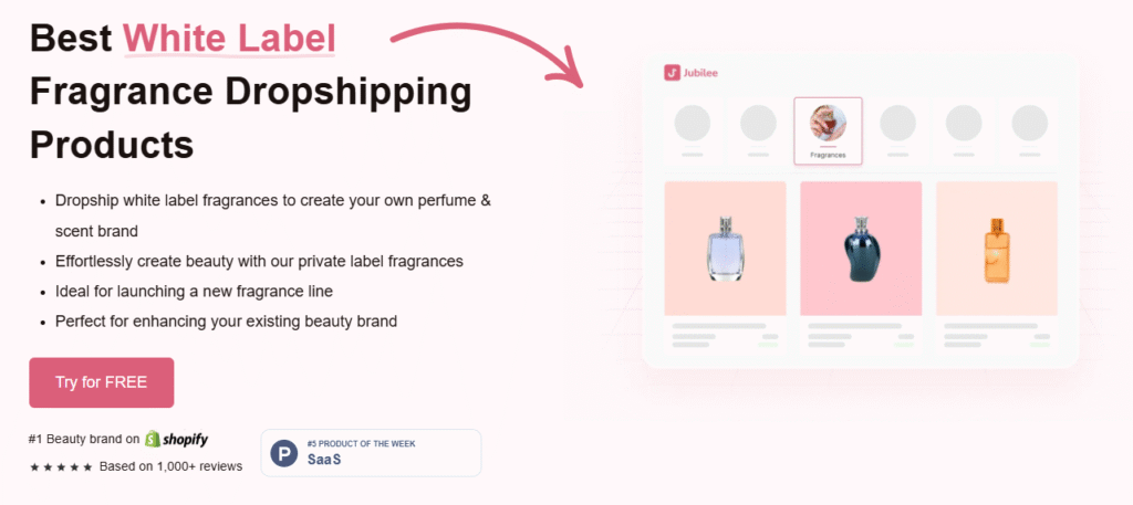 jubilee fragrance dropshipping