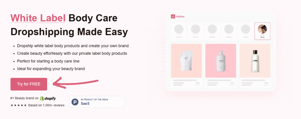 jubilee white label body care