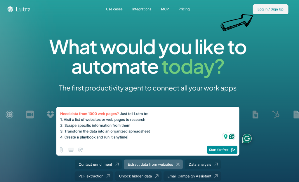 lutra homepage