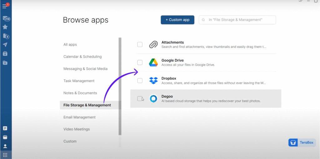 mailbird file storage & management