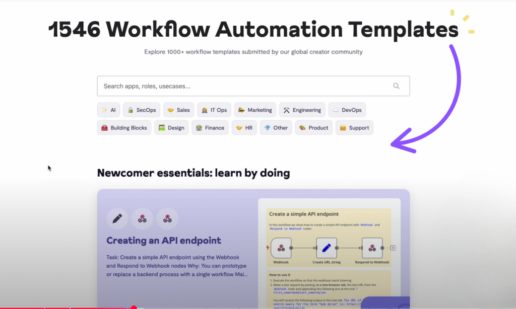 n8n workflow automation templates
