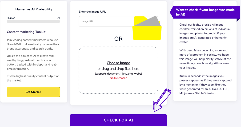 writewell AI Image Detector