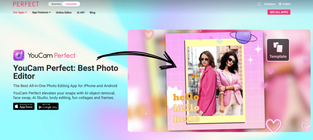 youcam perfect homepage