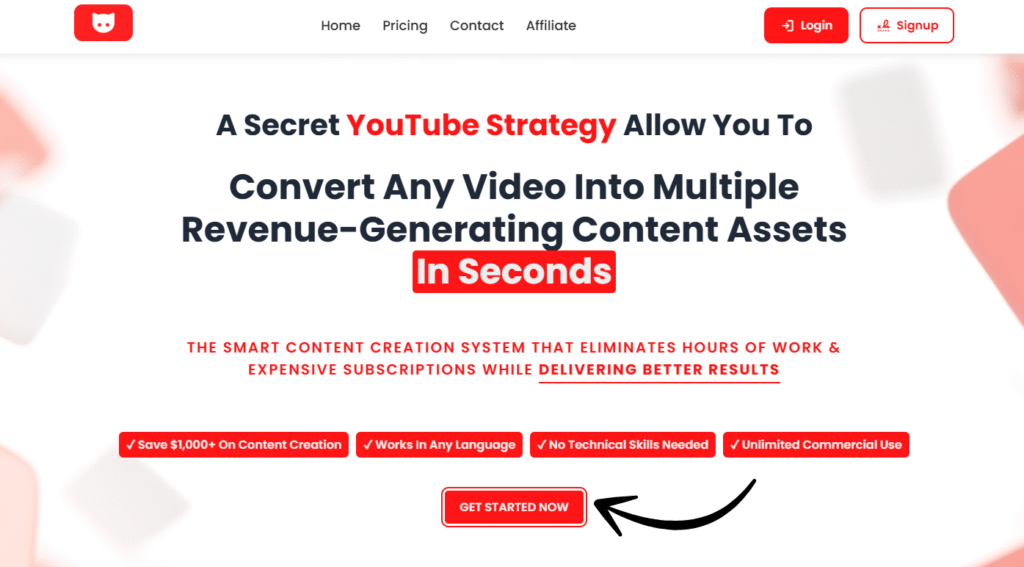 ytcopycat homepage