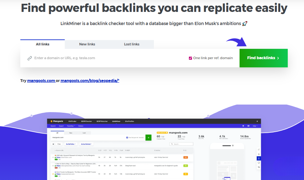 Mangools Review: The SEO Suite You Need in 2026 11 Mangools Link Miner