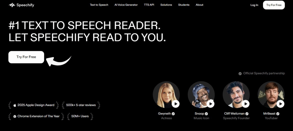 Speechify Introduction