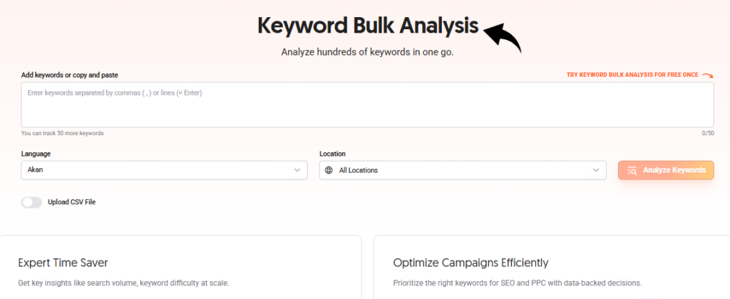 Ubersuggest Review: Top Budget-Friendly SEO Tool in 2026? 13 Ubersuggest Keyword Bulk Analysis