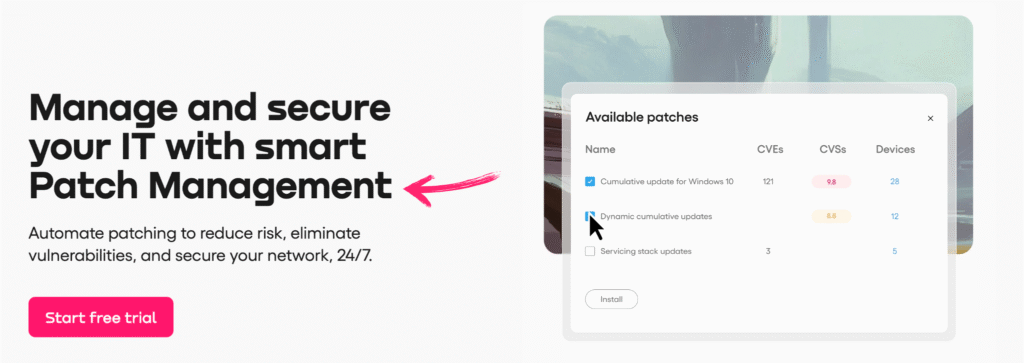 Atera Patch management