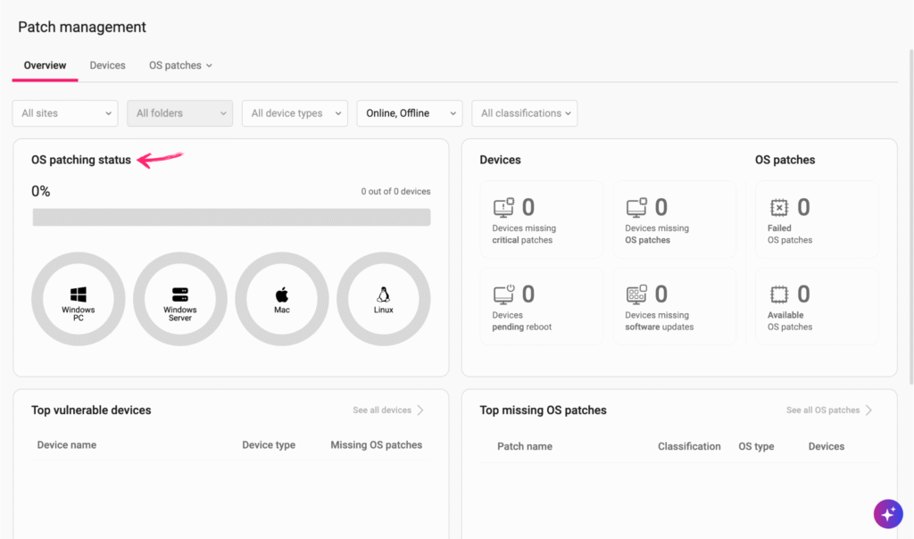 Atera Patch management