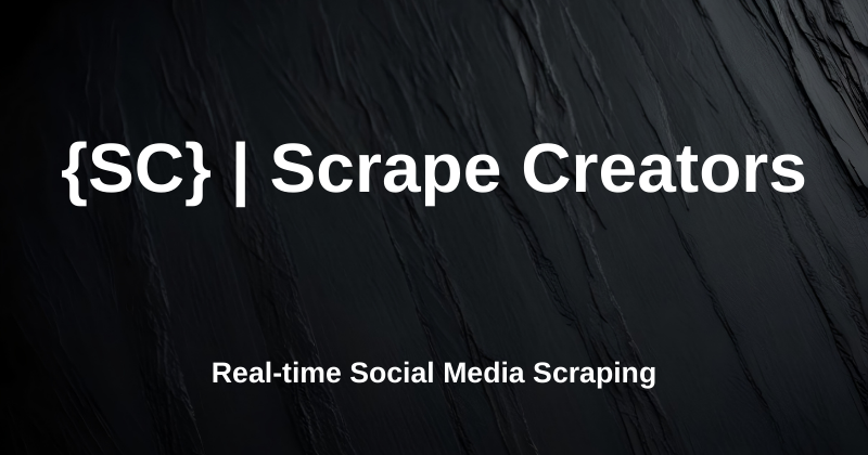 Scrape Creators