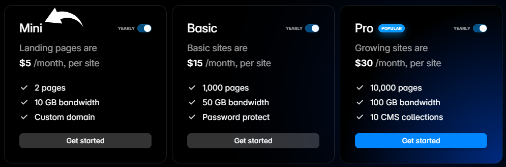Framer Pricing