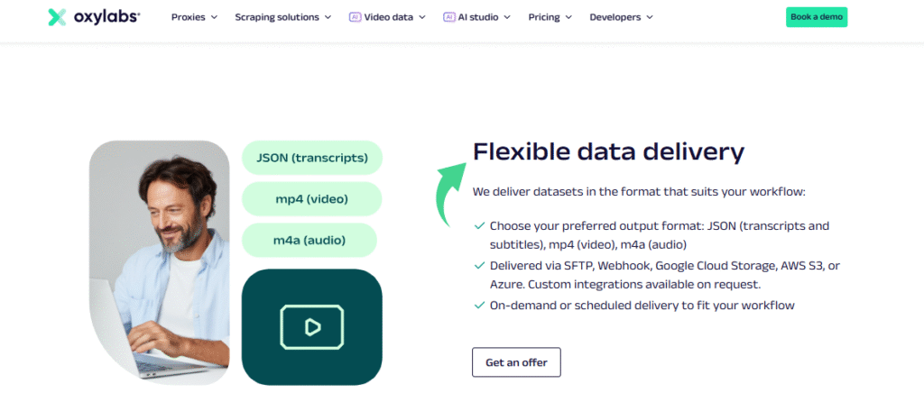 Oxylabs Flexible Video data delivery