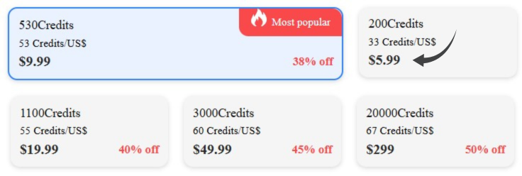 Remaker AI Pricing