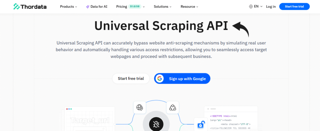 Thordata Universal Scraping API