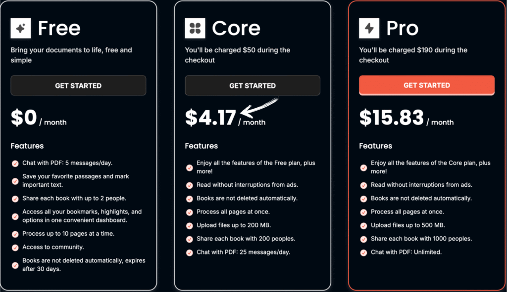 ReadLoudly pricing