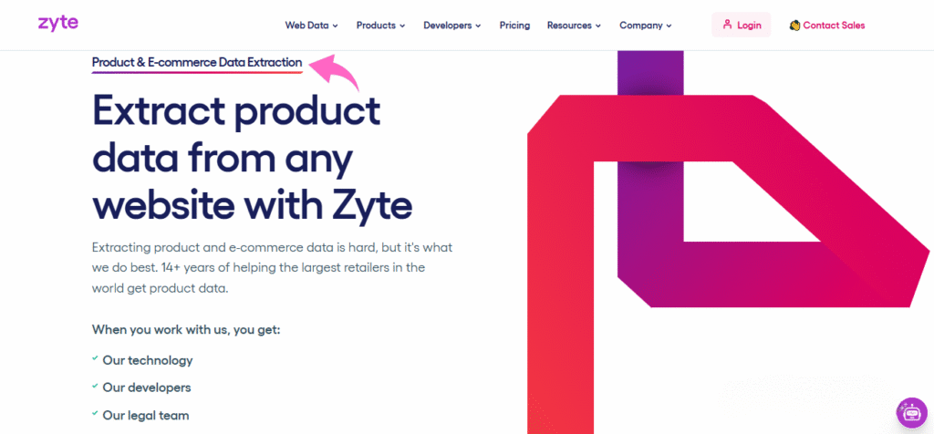 Zyte Ecommerce Data Extraction