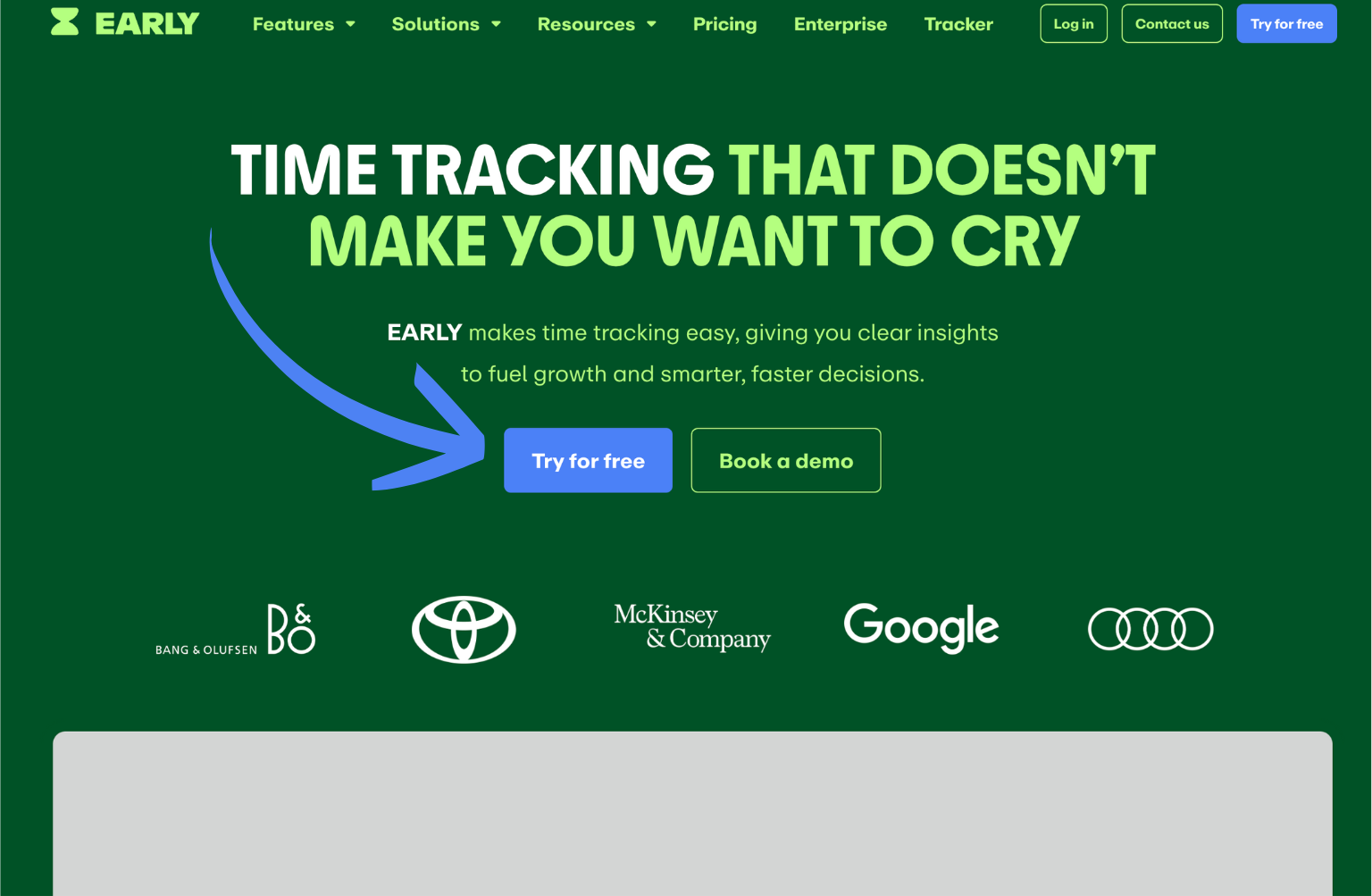 early homepage