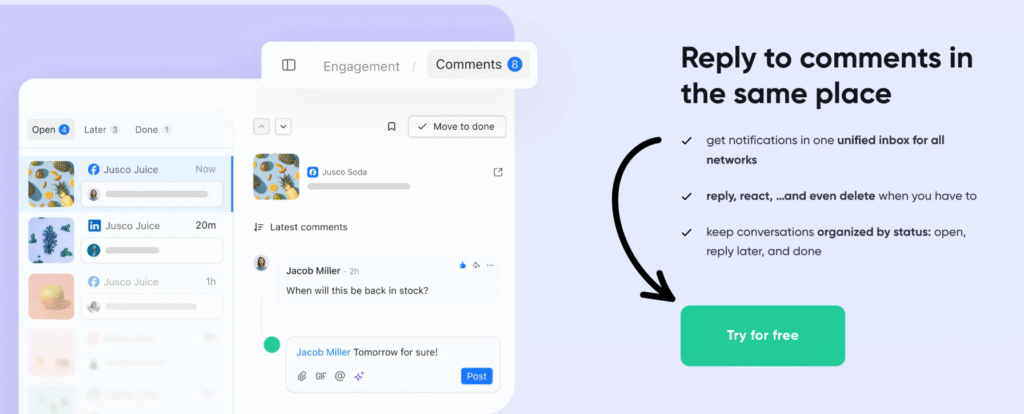 planable unified inbox