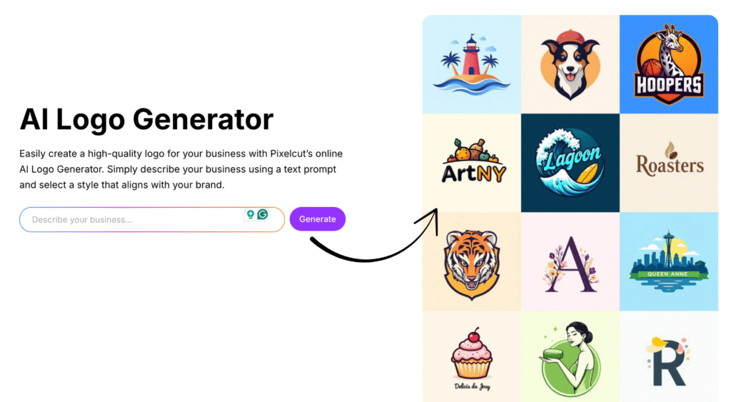 pixelcut AI AI Logo Generator