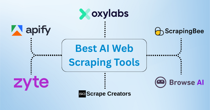7 Best AI Web Scraping Tools for Data Extraction in 2025? 4 Best AI Web Scraping Tools