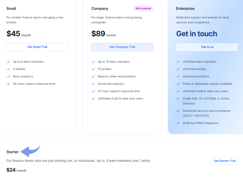 Easy Month End Pricing