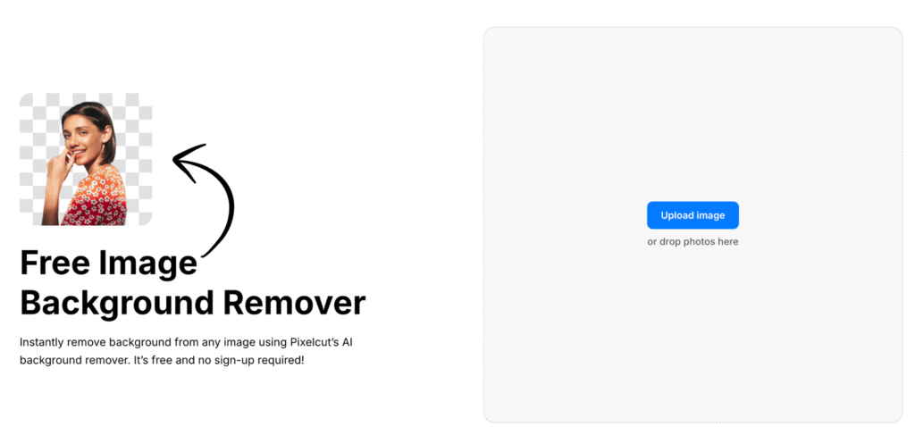 pixelcut ai Image Background Remover