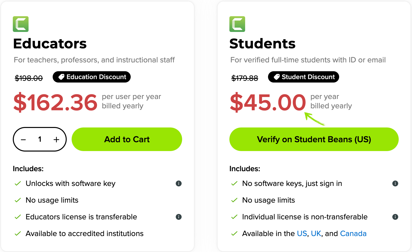 AI software license for educators and students from Fahim AI, offering discounts and easy verification options.