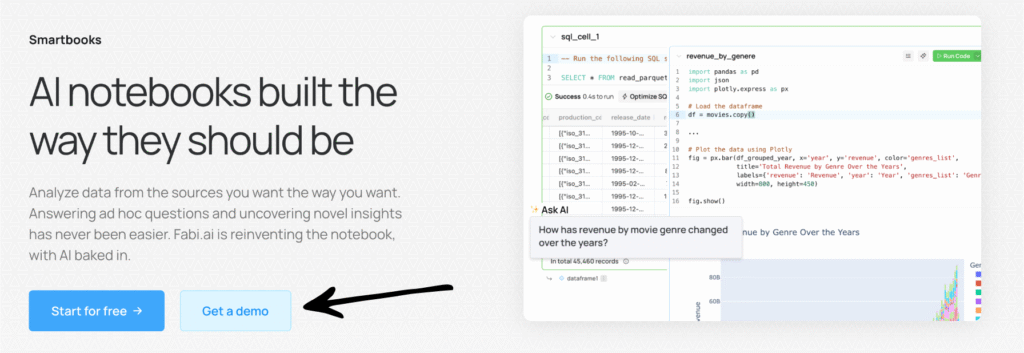 fabi AI notebooks