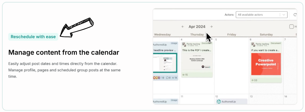 AuthoredUp Content manager