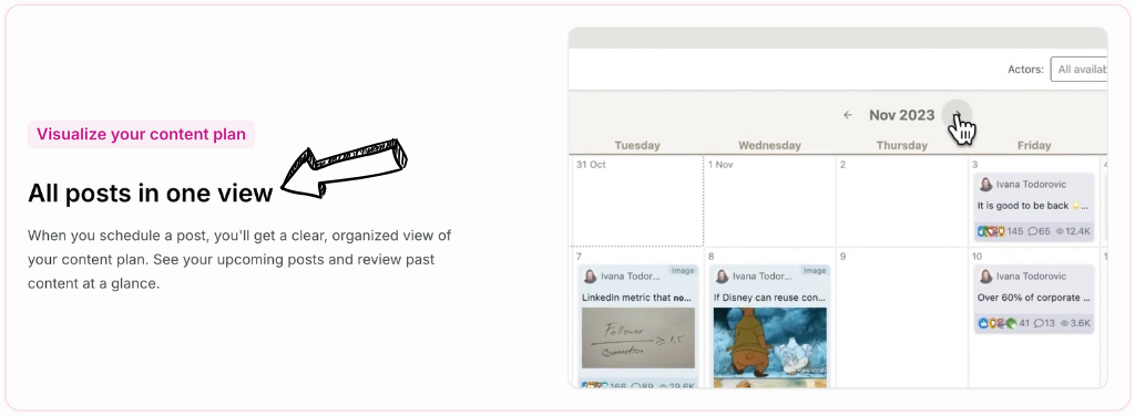 AuthoredUp content planner