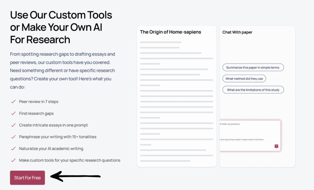 answerhis Custom Tools
