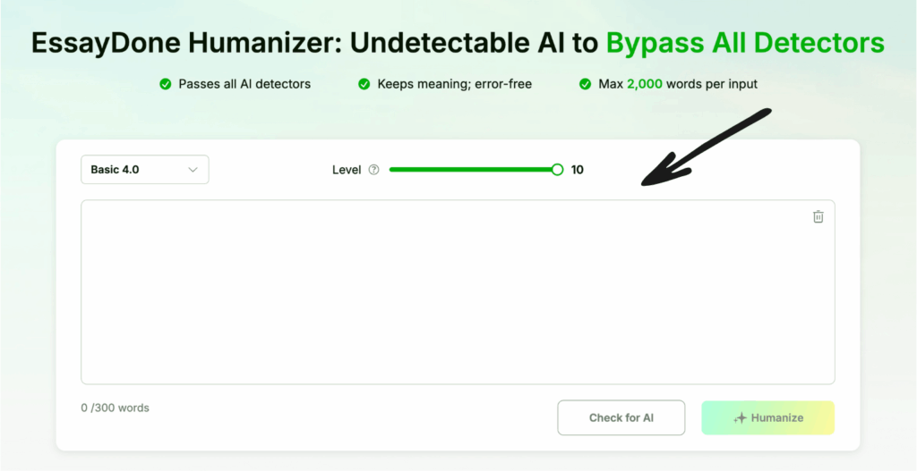 EssayDone Review: Ultimate AI Writing Assistant in 2025? 5 EssayDone Humanizer