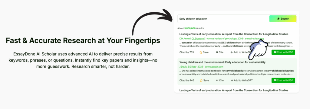 EssayDone Review: Ultimate AI Writing Assistant in 2025? 7 essaydone Fast & Accurate Research