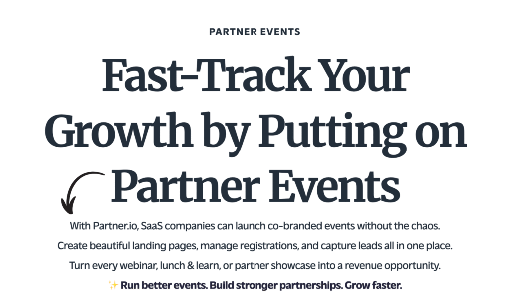 Partner IO Review: Best SaaS Partner Software in 2025? 9 partner io events
