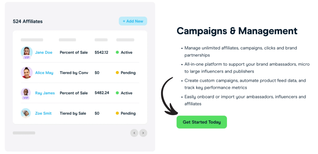 Refersion Review: Best Affiliate Marketing Software in 2025? 4 refersion Campaigns & Management