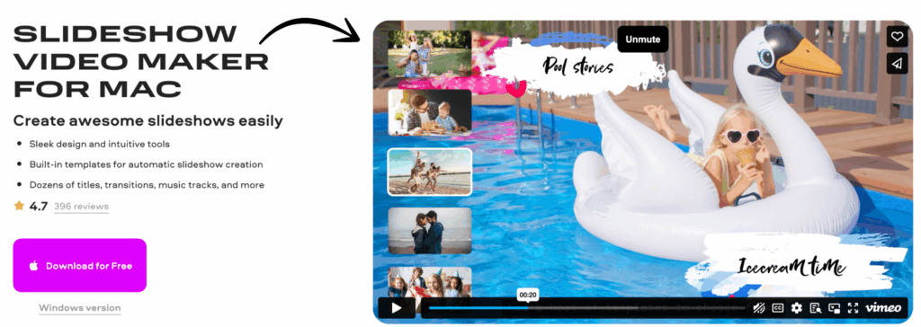 movavi slideshow video maker