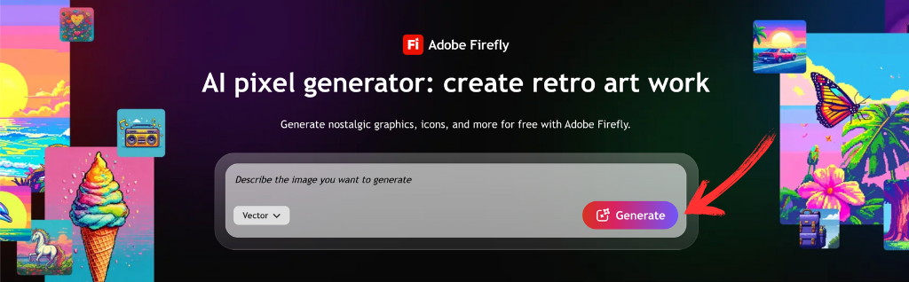 Adobe Firefly Review: Free Generative AI for Creatives in 2025 10 Adobe Firefly AI pixel generator