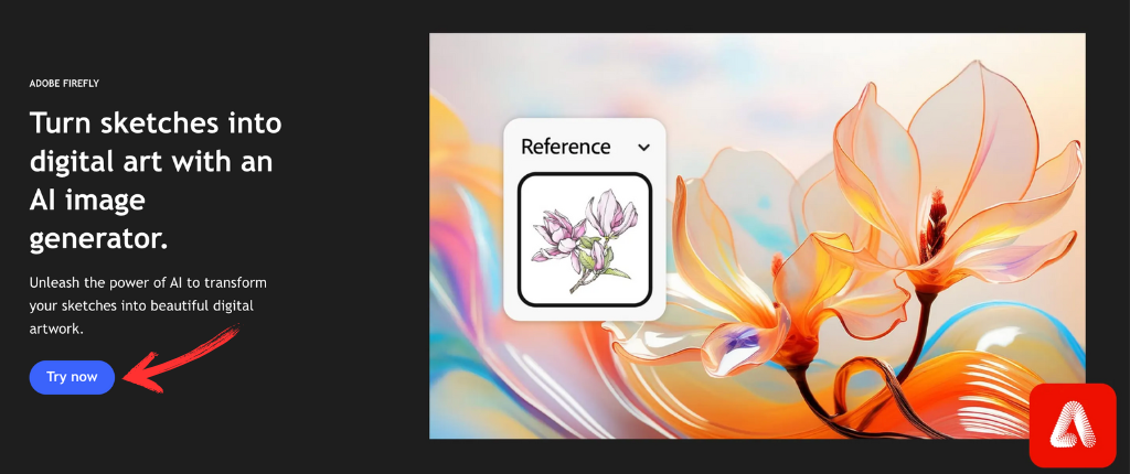 Adobe Firefly Review: Free Generative AI for Creatives in 2025 6 Adobe Firefly image from sketch