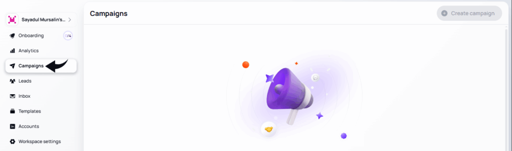 Aimfox Create Campaigns