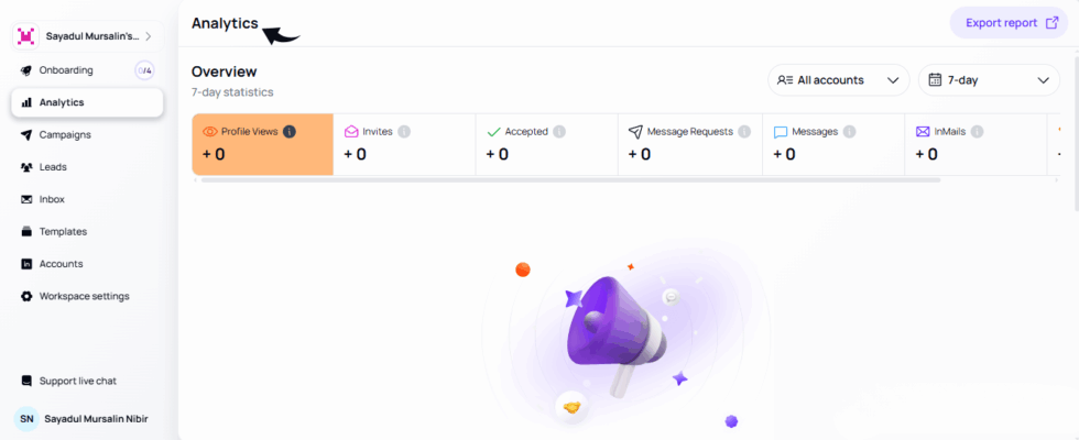 Aimfox Detailed Analytics