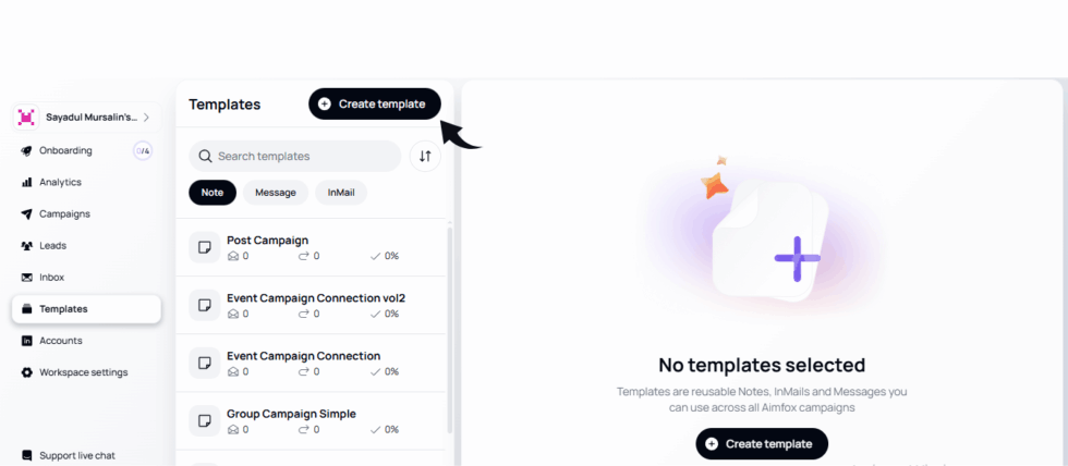 Aimfox Pre-Made Templates