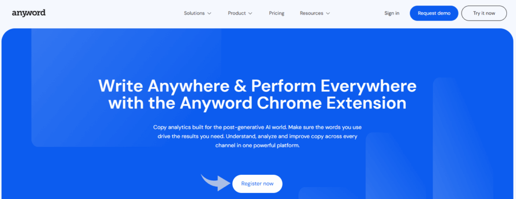 AnyWord Chrome Extension